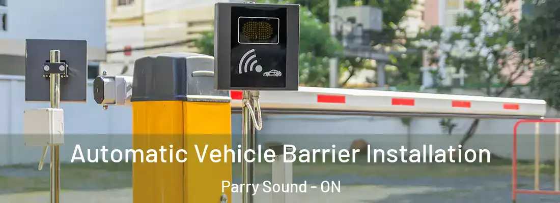  Automatic Vehicle Barrier Installation Parry Sound - ON