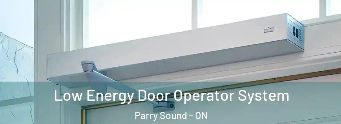  Low Energy Door Operator System Parry Sound - ON