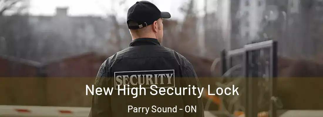 New High Security Lock Parry Sound - ON
